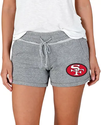 Concepts Sport Women's San Francisco 49ers Mainstream Terry Grey Shorts