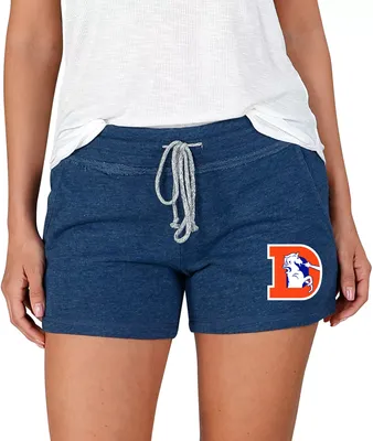 Concepts Sport Women's Denver Broncos Mainstream Terry Grey Shorts