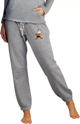 Concepts Sport Women's Cleveland Browns Mainstream Grey Jogger