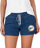 Concepts Sport Women's Miami Dolphins Mainstream Terry Navy Shorts