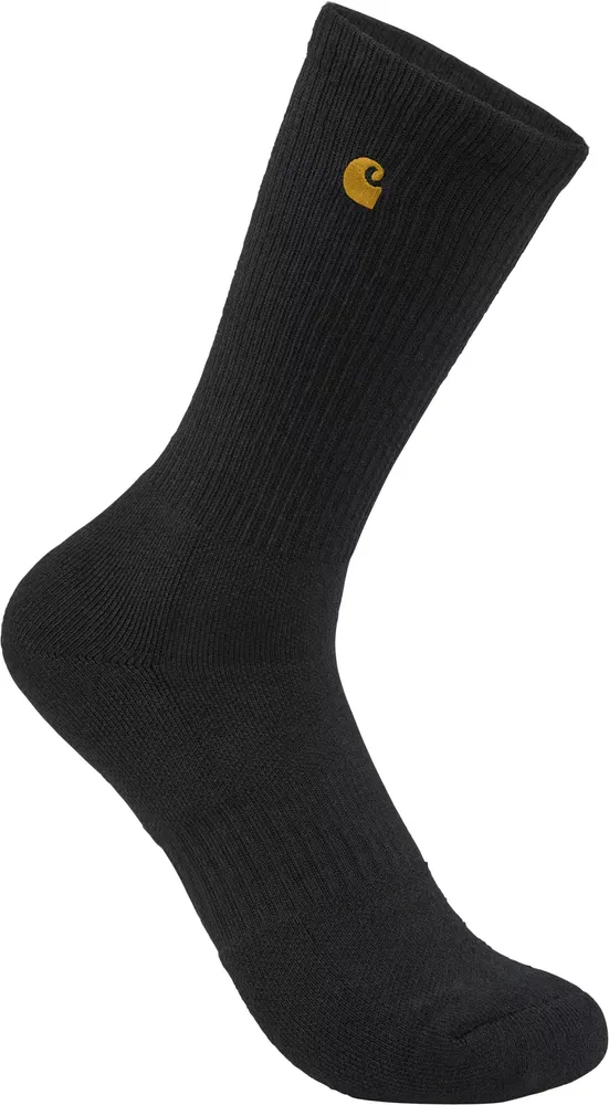 Carhartt Men's Solid Logo Crew Socks - 2 Pack