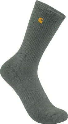 Carhartt Men's Solid Logo Crew Socks - 2 Pack