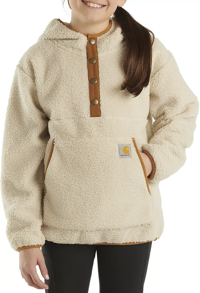 Carhartt Girls' 1/4 Snap Sweatshirt