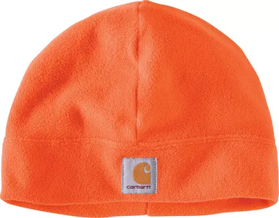 Carhartt Fleece Beanie Hat Brite Orange