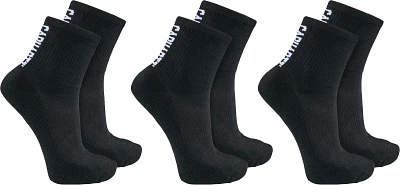 Carhartt Men's Force Midweight Logo Short Crew Sock 3-Pack