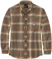 Carhartt Men's Midweight Flannel Button Down Shirt