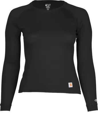 Carhartt Women's Force Midweight Waffle Base Layer Crewneck Top