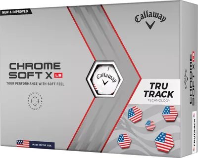 Callaway 2022 Chrome Soft X LS USA TruTrack Golf Balls