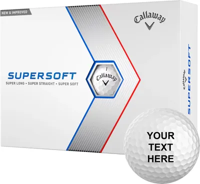 Callaway 2023 Supersoft Personalized Golf Balls