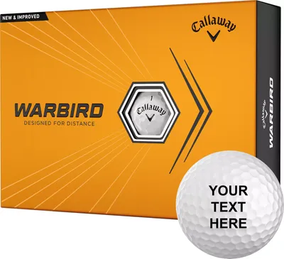 Callaway 2023 Warbird Personalized Golf Balls