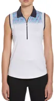 Callaway Women's Sleeveless Geo Golf Polo