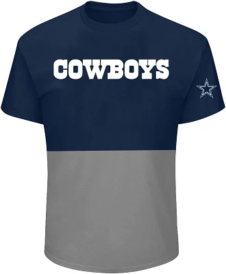 Dallas Cowboys Men's Split Body Grey Big & Tall T-Shirt