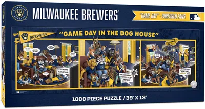 You The Fan Milwaukee Brewers Gameday In The Dog House Puzzle