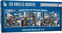 You The Fan Los Angeles Dodgers Gameday In The Dog House Puzzle