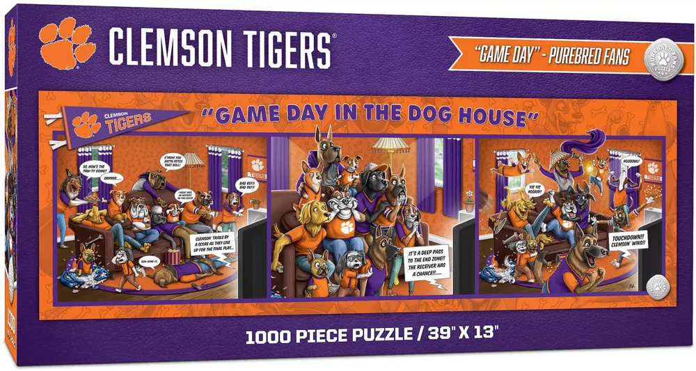 YouTheFan Clemson Tigers Game Day in the Dog House 1000-Piece Puzzle