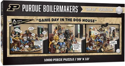 YouTheFan Purdue Boilermakers Game Day in the Dog House 1000-Piece Puzzle