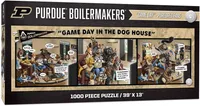 YouTheFan Purdue Boilermakers Game Day in the Dog House 1000-Piece Puzzle