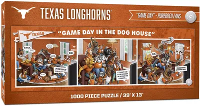 YouTheFan Texas Longhorns Game Day in the Dog House 1000-Piece Puzzle