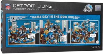 You The Fan Detroit Lions Gameday In The Dog House Puzzle