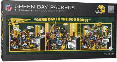 You The Fan Green Bay Packers Gameday In The Dog House Puzzle