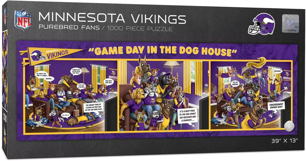 You The Fan Minnesota Vikings Gameday In The Dog House Puzzle