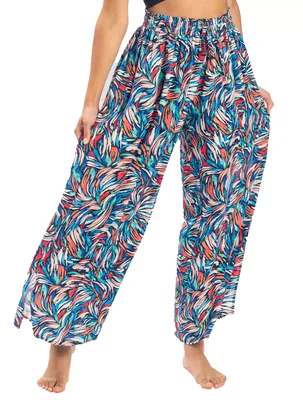 Dolfin Women's Printed Palazzo Pant Cover-Up