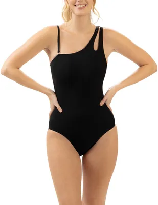 Dolfin Women's Asymmetrical One Piece Swimsuit