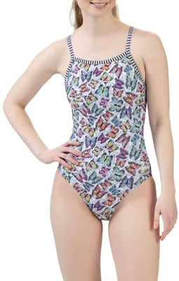 Dolfin Women's Uglies Fly Away Printed One Piece Swimsuit