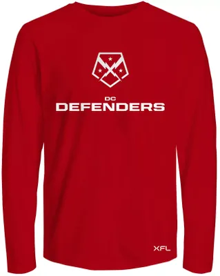 D.C. Defenders Men's 2nd Flat Red Long Sleeve T-Shirt