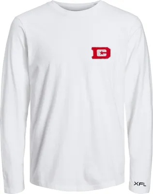 D.C. Defenders Men's Lockup Logo Long Sleeve T-Shirt