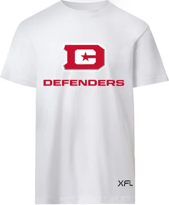D.C. Defenders Men's Lockup Logo White T-Shirt