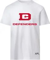 D.C. Defenders Men's Lockup Logo White T-Shirt