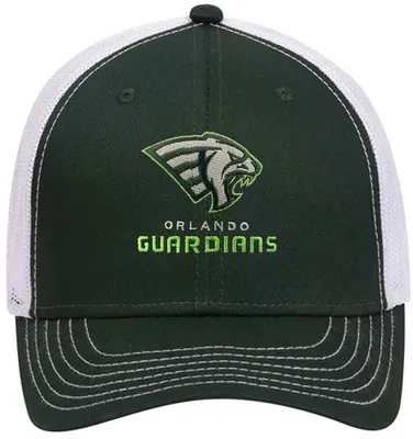 Orlando Guardians Men's Green Adjustable Trucker Hat