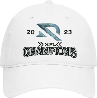 Arlington Renegades Men's 2023 XFL Champions Adjustable White Hat