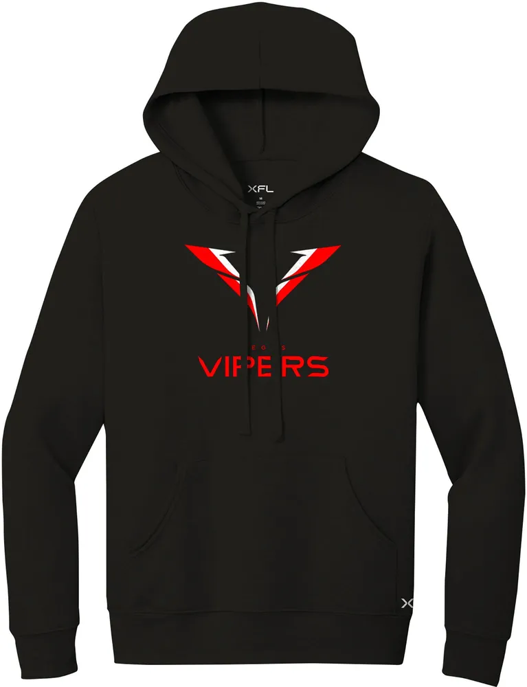 Vegas Vipers Women's Lockup Logo Black Hoodie