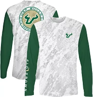 FloGrown Men's South Florida Bulls Grey Camo Long Sleeve T-Shirt