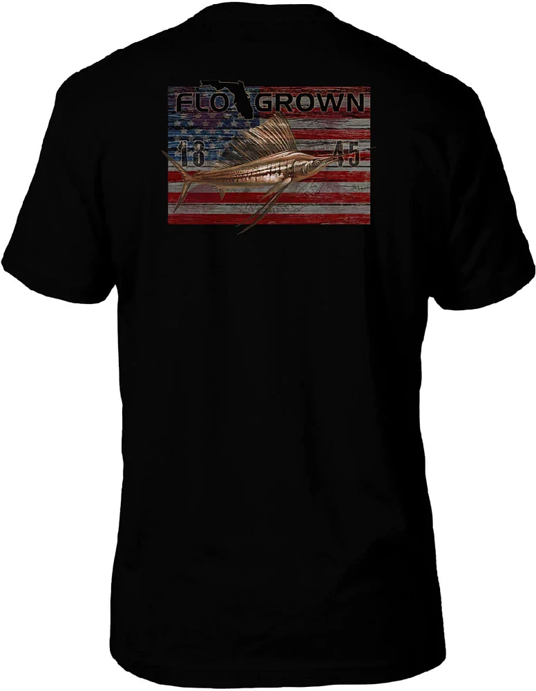 FloGrown Men's Sailfish's Flag Plank T-Shirt