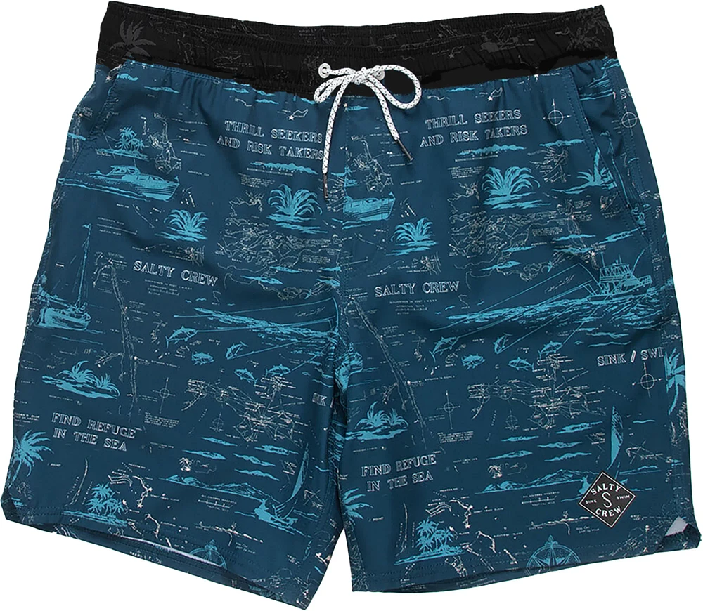 Salty Crew Men's Island Time Volley Swim Shorts