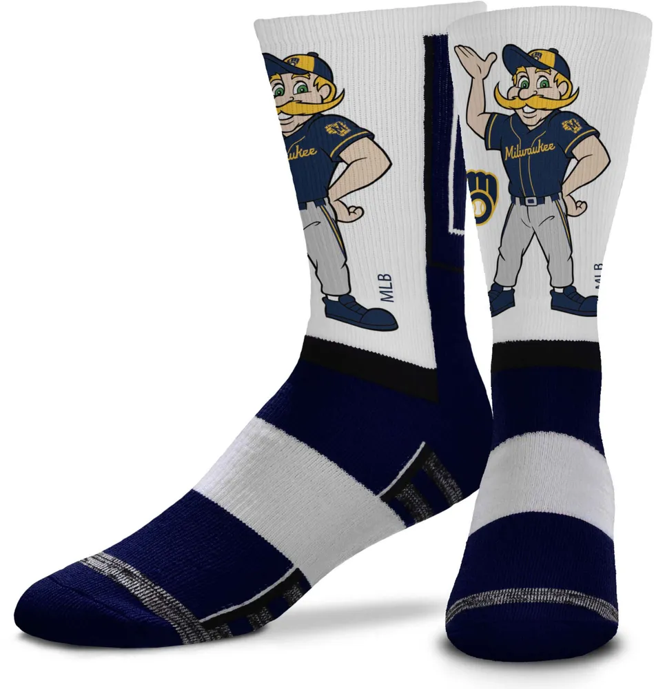 For Bare Feet Milwaukee Brewers Mascot Socks