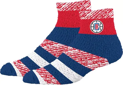 For Bare Feet Los Angeles Clippers Rainbow Cozy Socks