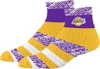 For Bare Feet Los Angeles Lakers Rainbow Cozy Socks