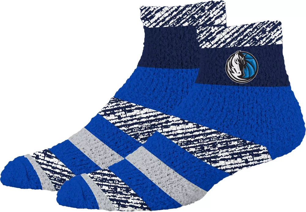 For Bare Feet Dallas Mavericks Rainbow Cozy Socks