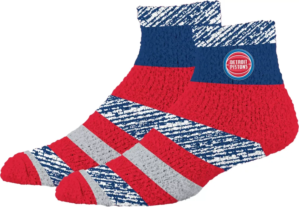 For Bare Feet Detroit Pistons Rainbow Cozy Socks