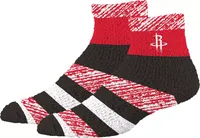 For Bare Feet Houston Rockets Rainbow Cozy Socks