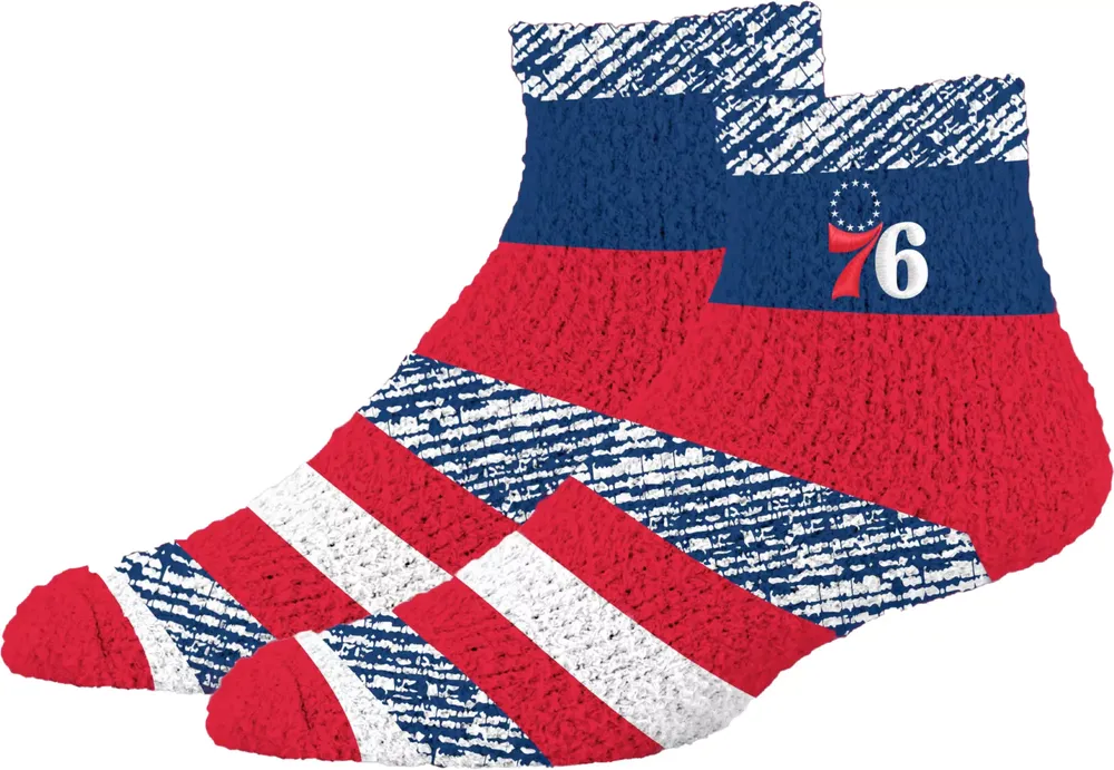 For Bare Feet Philadelphia 76ers Rainbow Cozy Socks