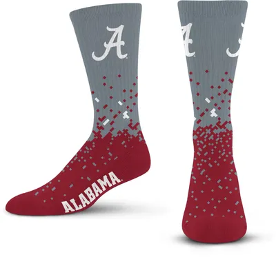 For Bare Feet Alabama Crimson Tide Spray Zone Crew Socks