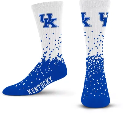 For Bare Feet Kentucky Wildcats Spray Zone Crew Socks