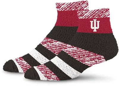 For Bare Feet Indiana Hoosiers Stripe Cozy Socks