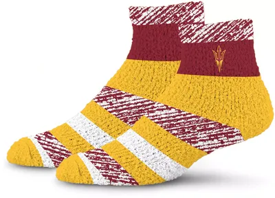 For Bare Feet Arizona State Sun Devils Stripe Cozy Socks