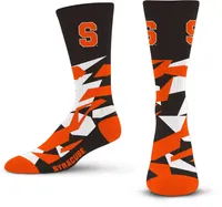 For Bare Feet Syracuse Orange Shattered Camo Crew Socks